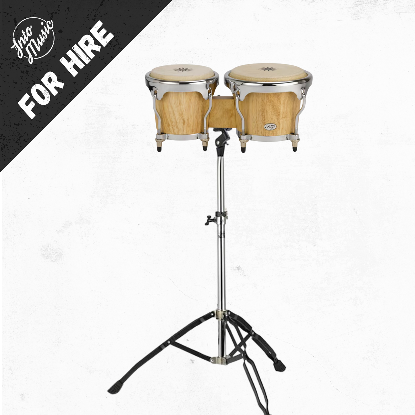 Hire Natal Fuego Series Natural Wood Bongos With Stand