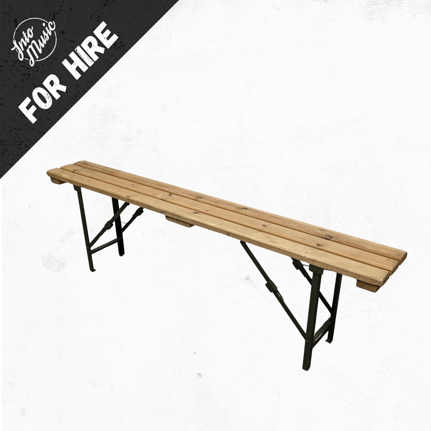 Hire Wooden Foldable Benches Trestle Wedding/Oktoberfest/Party