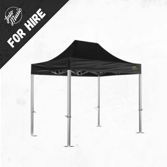 Hire A Pop Up Heavy Duty 3Mx2M Black Gazebo Marquee